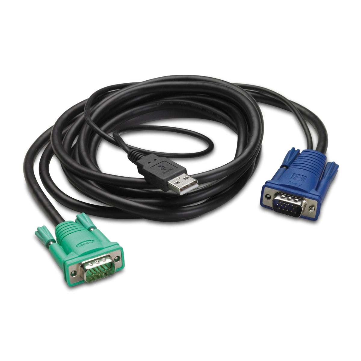 (NEW VENDOR) APC Integrated Rack LCD/KVM USB Cable - 6ft (1.8m) AP5821