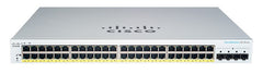 (NEW VENDOR) Cisco Business 48-GE | 4x1G SFP | PoE+(382W) Smart Switch (CBS220-48P-4G)