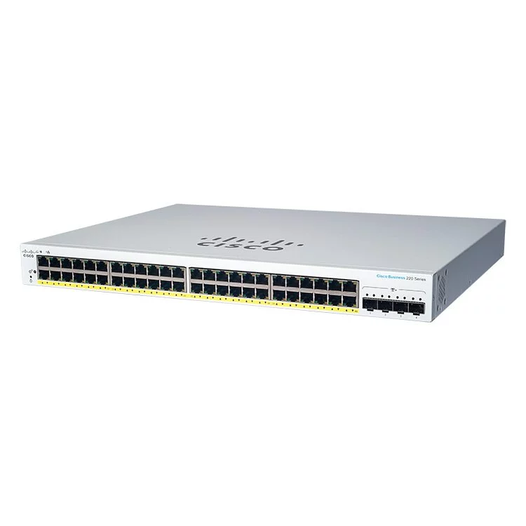 (NEW VENDOR) Cisco CBS220 48-Port Gigabit Ethernet (740W PoE+) + 4-Port 10G SFP+ Uplink 智能交換機 CBS220-48FP-4X-UK