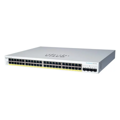 （<tc>全新行货</tc>) Cisco CBS220 48 端口千兆位以太网 (740W PoE+) + 4 端口 10G SFP+ 上行链路 智能交换机 CBS220-48FP-4X-UK