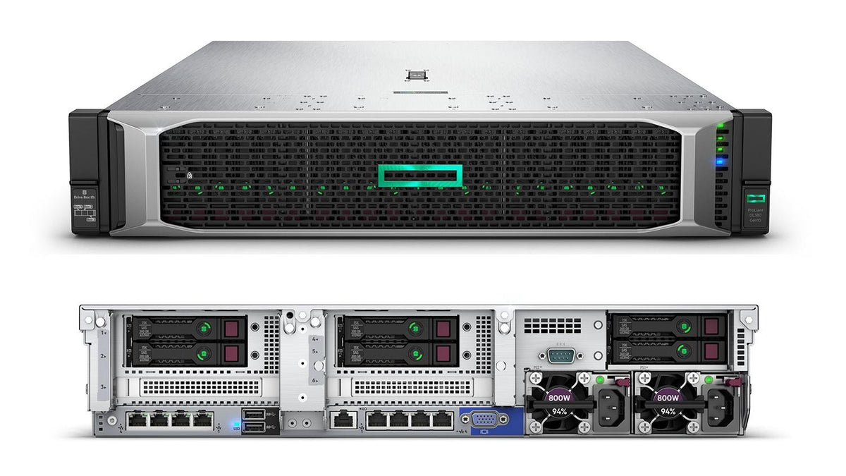 (NEW) HPE Rack Server - DL380 G10+ 8SFF Server - Xeon-Silver 4310 (2.1GHz 12-core 120W)