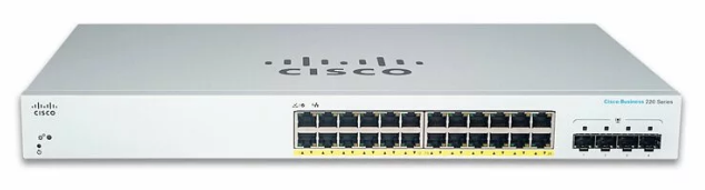 （<tc>新しい</tc>) Cisco 24 ポート ギガビット POE ビジネス スマート <tc>ネットワークスイッチ</tc> CBS220-24P-4G