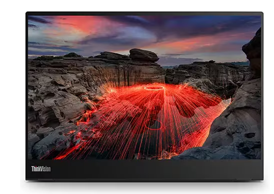 (New Vendor) Lenovo ThinkVision M14t Gen 2 14" Portable IPS Touch Display, 1500:1, 6-8ms, 2240x1440, 300 nits, 100% sRGB, USB-C*2, Tilt Stand, Active Pen with 4096 Pressure Level, ES, EPEAT Silver, 700g|PN:63FDUAR6WW