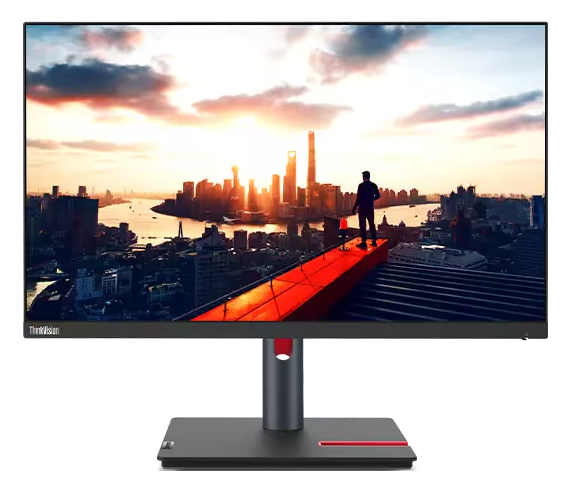 （<tc>新しい</tc>) Lenovo ThinkVision P24h-30 23.8 インチ ボーダーレス IPS ディスプレイ、1000:1、4-6 ミリ秒、2560x1440、300 ニット、99% sRGB、HDMI+DP+USB-C+DP(出力)、チルト/スイベル/リフト/ピボット、USB ハブ、イーサネット、TCO 9.0、ES、EPEAT ゴールド|Pn:63B3GAR6WW