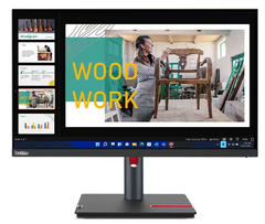 (New Vendor) Lenovo ThinkVision P24q-30 23.8" Borderless IPS Display, 1000:1, 4-6ms, 2560x1440, 300 nits, 99% sRGB, HDMI+DP+DP(Out), Tilt / Swivel / Lift / Pivot, USB Hub, Ethernet, TCO 9.0, ES, EPEAT Gold|PN:63B4GAR6WW