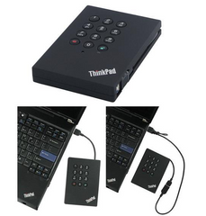 （<tc>全新行货</tc>) ThinkPad USB 3.0 便携式安全 500GB 硬盘|PN:0A65619