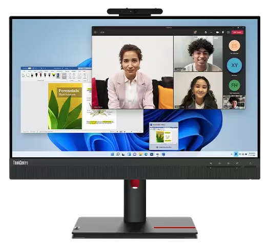 (<tc>새로운</tc>) ThinkCentre Tiny-in-One 24 G5, 23.8&quot;&quot; 터치 와이드 LED 디스플레이, 1000:1, 4-6ms, 1920x1080, 250니트, 99% sRGB, FHD/RGB Cam, ThinkCentre Tiny와 함께 EPEAT Gold 어셈블리를 탑재하여 올인원 PC가 됨|PN:12NBGAR1WW