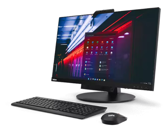 (<tc>NOUVELLE</tc> ) ThinkCentre Tiny-in-One 27, écran IPS 27&quot;, 1000:1, 4-6 ms, 2560 x 1440, 350 nits, avant : deux USB 3.1 Gen1 / audio, arrière : un USB 3.1, caméra RVB-IR, EPEAT Gold, ordinateur tout-en-un ThinkCentre Tiny | PN : 11JHRAR1WW