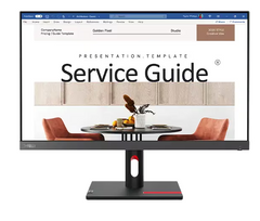 (New Vendor) Lenovo ThinkVision S24i-30 23.8" IPS Display, 1300:1, 4-6ms, 1920x1080, 250nits, 99% sRGB, VGA+HDMI, Tilt, TCO Display 9.0, ES, EPEAT Gold|PN:63DEKAR3WW