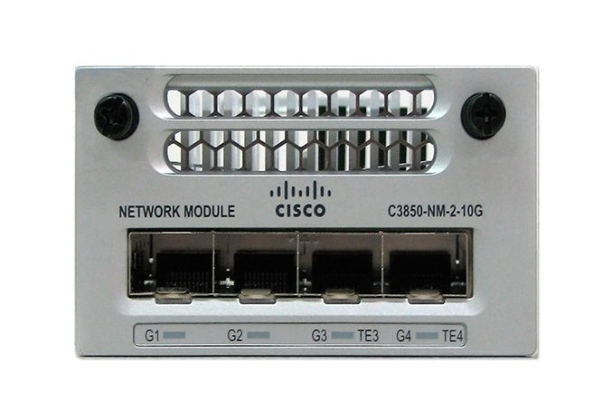 (<tc>NOUVELLE</tc>) Carte d&#39;extension de module Cisco 10G avec 4 SFP C3850-NM-4-10G