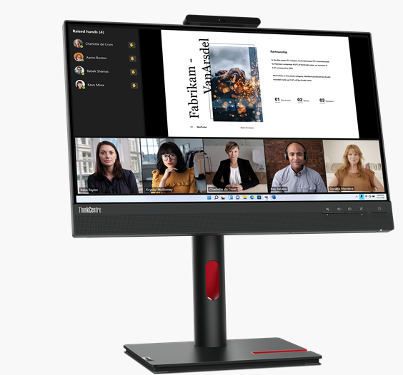 （<tc>全新行貨</tc>)「ThinkCentre Tiny-in-One 22 G5， 21.5"「寬屏 LED 顯示屏，1000:1，4-6 毫秒，1920 x 1080，250 尼特，99% sRGB，FHD/RGB Cam，TCO 9.0，EPEAT Gold 組件搭配 ThinkCentre Tiny 成為一體機」|Pn：12N8GAR1WW