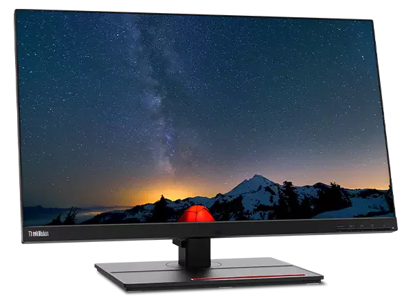 (New Vendor) Lenovo ThinkVision P27u-20 27" Borderless IPS Display, 1000:1, 4-6ms, 3840x2160, 400-450nits, 100% SRGB, DP+2*HDMI+TBT,Ethernet, Integrated Speaker, Factory Calibration , 3*USB 3.2 Hub, ES, EPEAT Gold, Tiny Support|PN:62CBRAR6WW