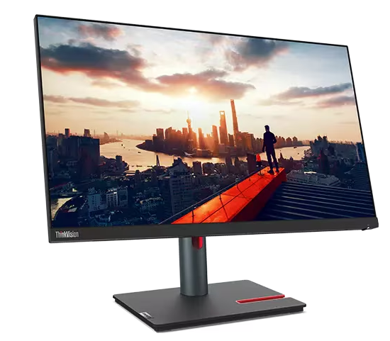 （<tc>新しい</tc>) Lenovo ThinkVision P24h-30 23.8 インチ ボーダーレス IPS ディスプレイ、1000:1、4-6 ミリ秒、2560x1440、300 ニット、99% sRGB、HDMI+DP+USB-C+DP(出力)、チルト/スイベル/リフト/ピボット、USB ハブ、イーサネット、TCO 9.0、ES、EPEAT ゴールド|Pn:63B3GAR6WW