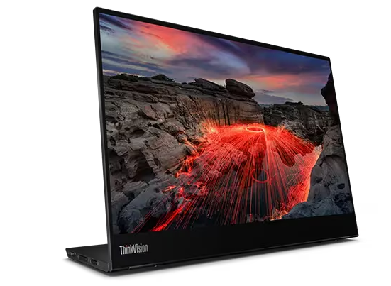 (New Vendor) Lenovo ThinkVision M14t Gen 2 14" Portable IPS Touch Display, 1500:1, 6-8ms, 2240x1440, 300 nits, 100% sRGB, USB-C*2, Tilt Stand, Active Pen with 4096 Pressure Level, ES, EPEAT Silver, 700g|PN:63FDUAR6WW