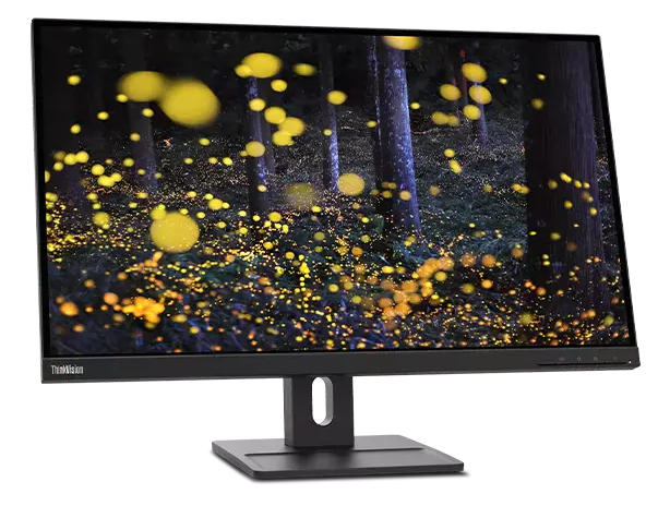 (New Vendor) Lenovo ThinkVision E27q-20 27" Borderless IPS Display, 1000:1, 4-6ms, 2560x1440, 350 nits, 99% sRGB, HDMI+DP, Audio Out, Integrated Speakers, Tilt/Swivel/Lift/Pivot, TCO 8.0 , ES, EPEAT Silver, Tiny Support|PN:62D0GAR1WW