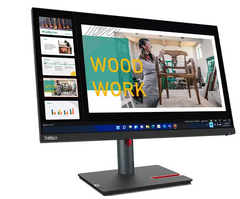 (New Vendor) Lenovo ThinkVision P24q-30 23.8" Borderless IPS Display, 1000:1, 4-6ms, 2560x1440, 300 nits, 99% sRGB, HDMI+DP+DP(Out), Tilt / Swivel / Lift / Pivot, USB Hub, Ethernet, TCO 9.0, ES, EPEAT Gold|PN:63B4GAR6WW