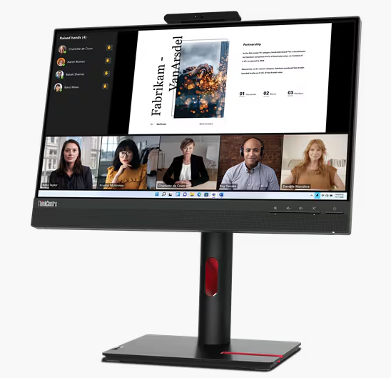 (<tc>새로운</tc>) ThinkCentre Tiny-in-One 22 G5, 21.5&quot;&quot; 와이드 LED 디스플레이, 1000:1, 4-6ms, 1920x1080, 250니트, 99% sRGB, DP+HDMI, FHD/RGB Cam, ThinkCentre Tiny와 함께 EPEAT Gold 어셈블리를 탑재하여 올인원 PC가 됨|PN:12N9GAR1WW