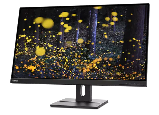 (New Vendor) Lenovo ThinkVision E27q-20 27" Borderless IPS Display, 1000:1, 4-6ms, 2560x1440, 350 nits, 99% sRGB, HDMI+DP, Audio Out, Integrated Speakers, Tilt/Swivel/Lift/Pivot, TCO 8.0 , ES, EPEAT Silver, Tiny Support|PN:62D0GAR1WW