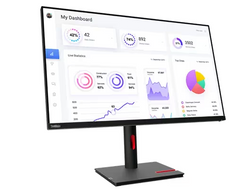 (<tc>NEU</tc>) Lenovo ThinkVision T32p-30, 31,5&quot; randloses IPS-Display, 1000:1, 4–6 ms, 3840 x 2160, 350 nits, 99 % sRGB, 2 * HDMI+DP+USB-C, Neigen/Schwenkbar/Heben/Drehen, USB-Hub, Ethernet, TCO Display 9.0, ES, EPEAT Gold|Pn:63D2GAR1WW