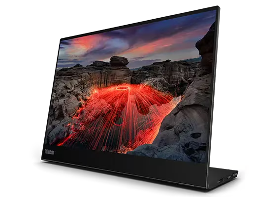 (<tc>NOUVELLE</tc>) Lenovo ThinkVision M14t Gen 2 Écran tactile IPS portable 14&quot;, 1500:1, 6-8 ms, 2240 x 1440, 300 nits, 100 % sRGB, USB-C*2, support inclinable, stylet actif avec 4096 niveaux de pression, ES, EPEAT Silver, 700 g | PN:63FDUAR6WW