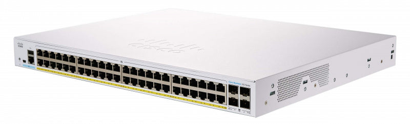 (NEW VENDOR) Cisco Business 48 Port GE | 4x1G SFP | PoE+ (370W) Managed Switch (CBS350-48P-4G)