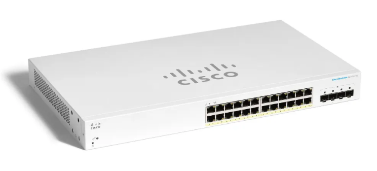 (<tc>NEU</tc>) Cisco Business 24-GE | 4x10G SFP+ | POE+(195W) Smart <tc>Switch</tc> (CBS220-24P-4X)