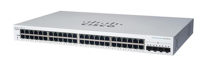 (<tc>NEU</tc>) Cisco Business 48-GE | 4x10G SFP+ Smart <tc>Switch</tc> (CBS220-48T-4X)