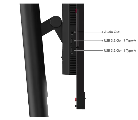 (<tc>MỚI</tc> ) Lenovo ThinkVision T24v-30, Màn hình IPS 23,8&quot;, 1000:1, 4-6ms, 1920x1080, 250 nits, 99% sRGB, VGA+DP+HDMI, 2*USB 3.2 Gen 1 Hub, Camera tích hợp (Full HD với IR+RGB), Màn hình TCO 9.0, ES, EPEAT Gold|PN:63D8MAR3WW