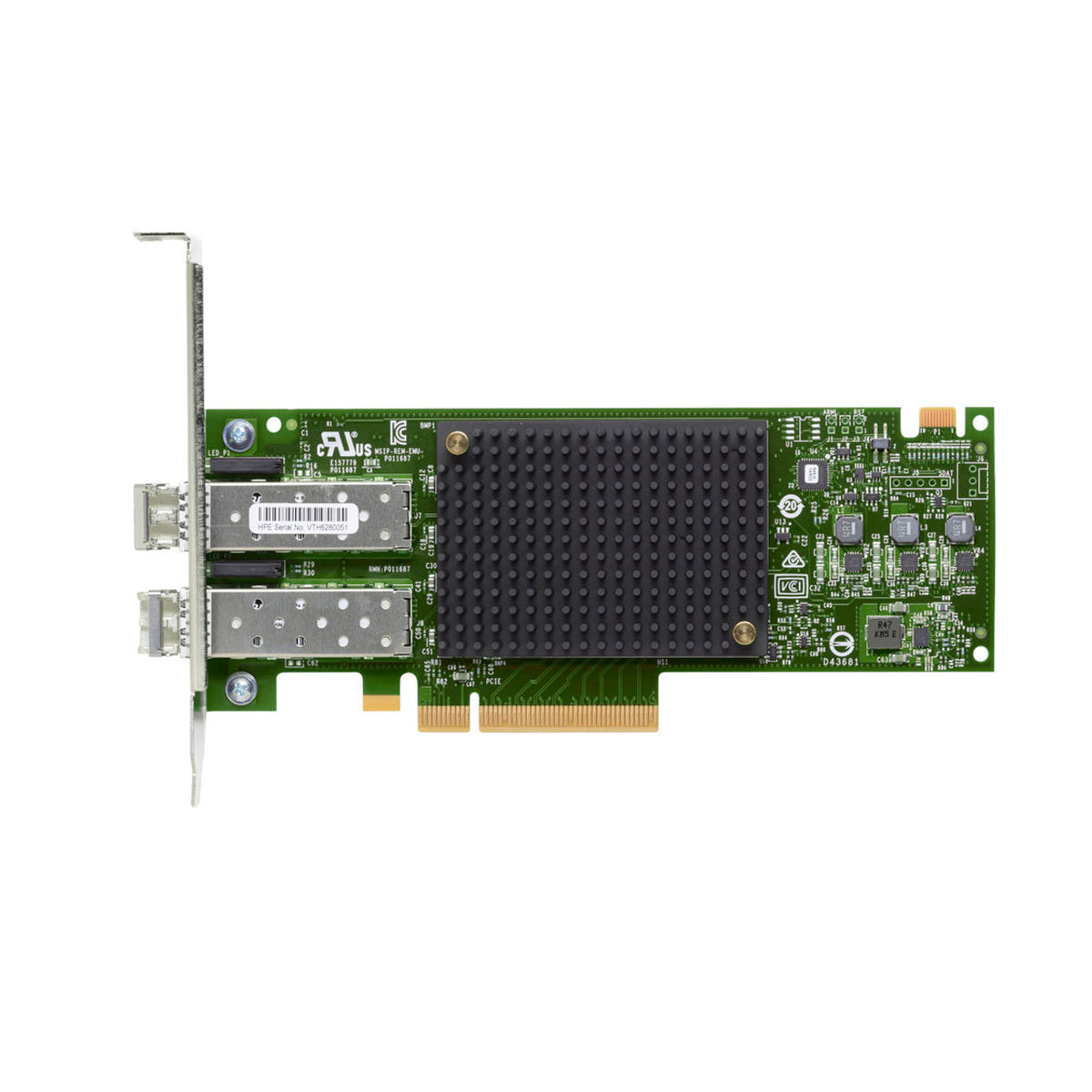 HPE StoreFabric 870002-001 SN1200E 16Gb 2-Port PCIe Fibre Channel HBA, Grade A