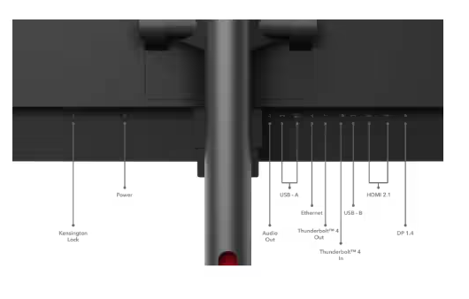 (New Vendor) Lenovo ThinkVision P49w-30 49" Borderless IPS Display, 2000:1, 4-6ms, 5120x1440, 350 nits, 98% DCI-P3, 2*HDMI+DP+2*TBT(In/Out), 1*USB-C + 3*USB 3.2 Hub, Integrated Speaker, TCO Display 8.0, ES, EPEAT Gold|PN:63DBRAR1WW