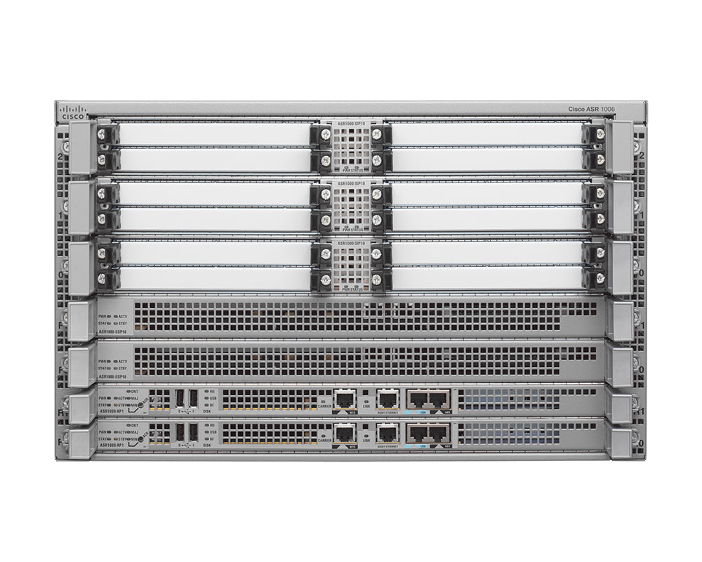 (NEW) Cisco Aggregation Services Routers 1000 Series - ASR1K6R2-100-VPNK9