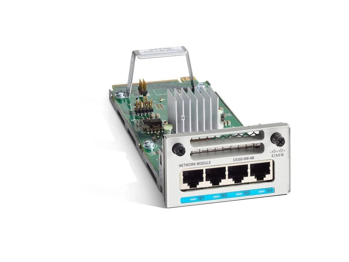 (NEW VENDOR) CISCO C9300-NM-4M Catalyst 9300 Series 4x MultiGB RJ-45 Switch Module - C2 Computer