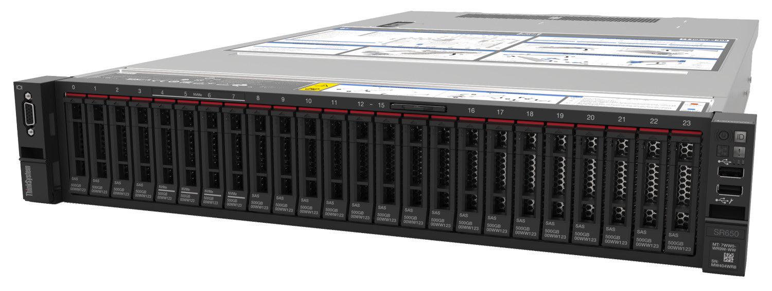 (NEW VENDOR) LENOVO 7X06A0CDCN ThinkSystem SR650 1x Silver 4208 8C 85W 2.1GHz / 1x16GB / RAID 930-8i / 2U 2.5" SATA/SAS 8-Bay / 1x750W HS PS - C2 Computer