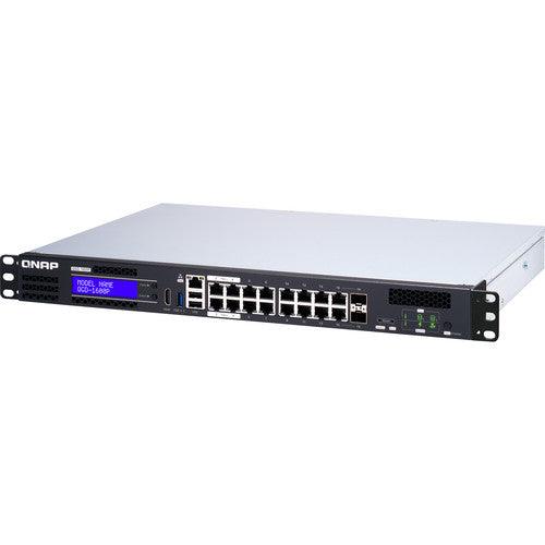 (NEW VENDOR) QNAP QGD-1600P-8G 16 Port 1G PoE Smart Managed Switch + QNE ADRA NDR / 2-Bay NAS - C2 Computer