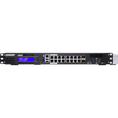 (NEW VENDOR) QNAP QGD-1600P-8G 16 Port 1G PoE Smart Managed Switch + QNE ADRA NDR / 2-Bay NAS - C2 Computer