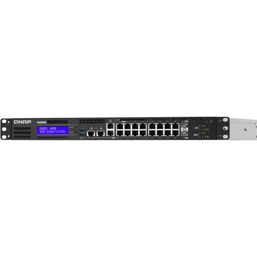 (NEW VENDOR) QNAP QGD-1602P-C3558-8G 18 Ports (8 x 2.5GbE + 8 x 1GbE + 2 x 10GbE) PoE Smart Managed Switch + QNE ADRA NDR / 2-Bay NAS - C2 Computer