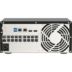 (NEW VENDOR) QNAP QGD-3014-16PT-8G 16 Port 1G PoE Smart Managed Switch + 4-Bay NAS - C2 Computer