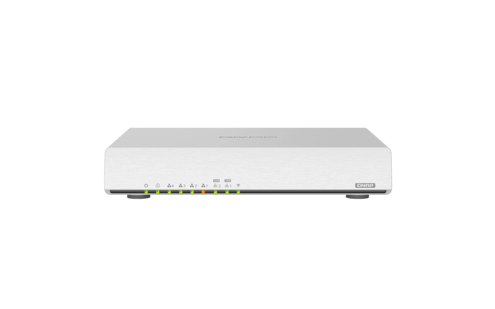 (NEW VENDOR) QNAP QHora-301W QNAP QHora-301W Wi-FI 6 Dual 10GbE VPN SD-WAN Router Fanless Design, High Performance Router with QNAP QuRouter OS - C2 Computer