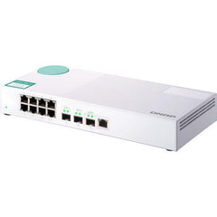 (NEW VENDOR) QNAP QSW-308-1C 3 Ports 10GbE + 8 Ports 1GbE Unmanaged Switch | Fanless - C2 Computer