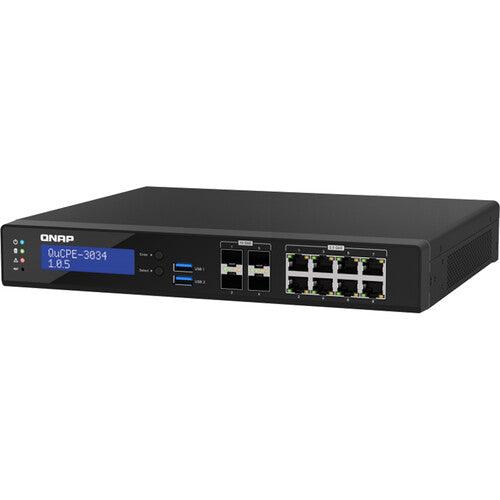 (NEW VENDOR) QNAP QuCPE-3034-C3758R-16G Network Virtualization Premise Equipment | with 1U mounting kit - C2 Computer