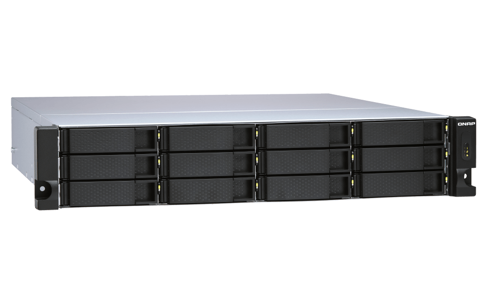 (NEW VENDOR) QNAP TL-R1200S-RP 12-Bay JBOD Storage Enclosure | 12 x 3.5" / 2.5" SATA 6G | 2U Rackmount - C2 Computer