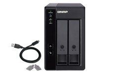 (NEW VENDOR) QNAP TR-002 2-Bay Direct Attached Storage with Hardware RAID | 2 x 3.5" / 2.5" SATA 6G - C2 Computer