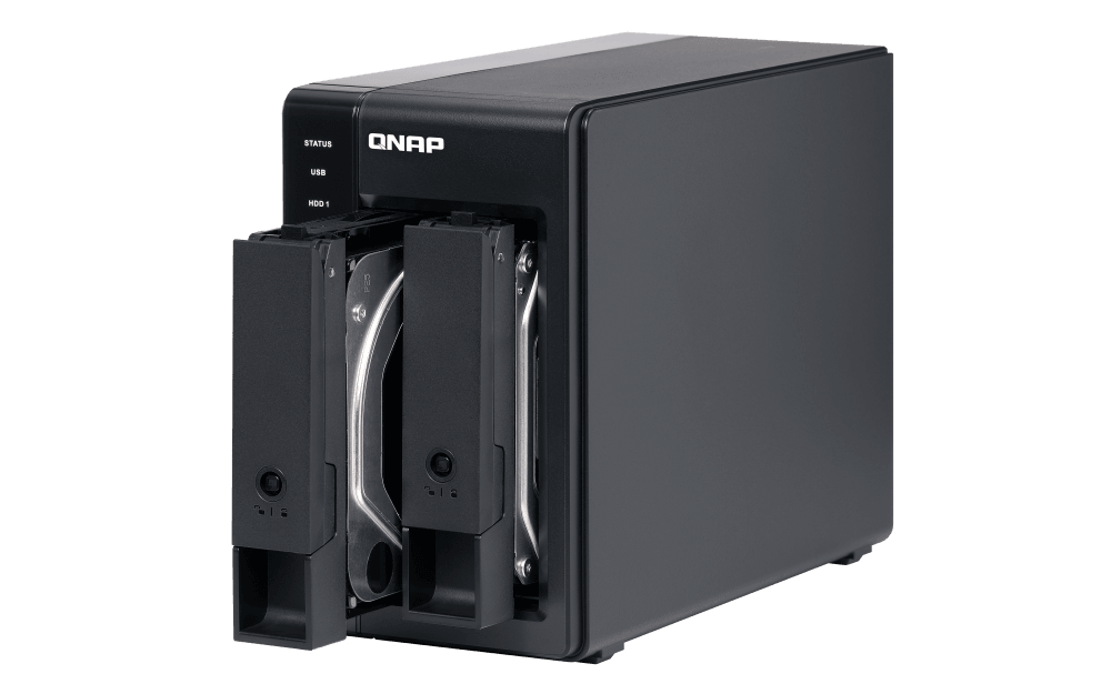 (NEW VENDOR) QNAP TR-002 2-Bay Direct Attached Storage with Hardware RAID | 2 x 3.5" / 2.5" SATA 6G - C2 Computer