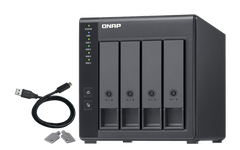 (NEW VENDOR) QNAP TR-004 4-Bay Direct Attached Storage with Hardware RAID | 4 x 3.5" / 2.5" SATA 3G - C2 Computer