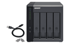 (NEW VENDOR) QNAP TR-004 4-Bay Direct Attached Storage with Hardware RAID | 4 x 3.5" / 2.5" SATA 3G - C2 Computer