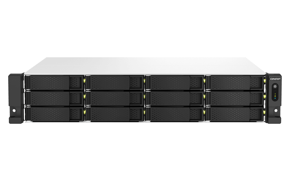 (NEW VENDOR) QNAP TS-1264U-RP-8G 12-Bay NAS | 2U Rackmount | Intel Celeron N5095 Quad Core, burst up to 2.9GHz - C2 Computer