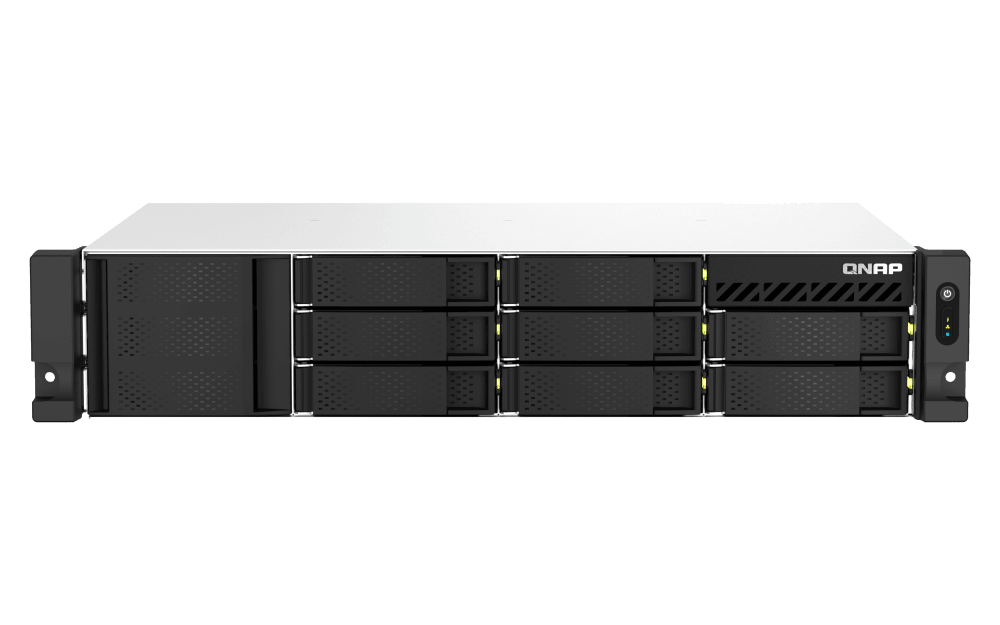 (NEW VENDOR) QNAP TS-873AeU-4G 8-Bay NAS | 2U Rackmount | AMD Ryzen™ V1500B 2.2 GHz Quad Core / Eight Thread - C2 Computer