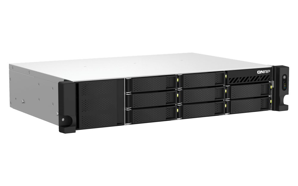 (NEW VENDOR) QNAP TS-873AeU-4G 8-Bay NAS | 2U Rackmount | AMD Ryzen™ V1500B 2.2 GHz Quad Core / Eight Thread - C2 Computer