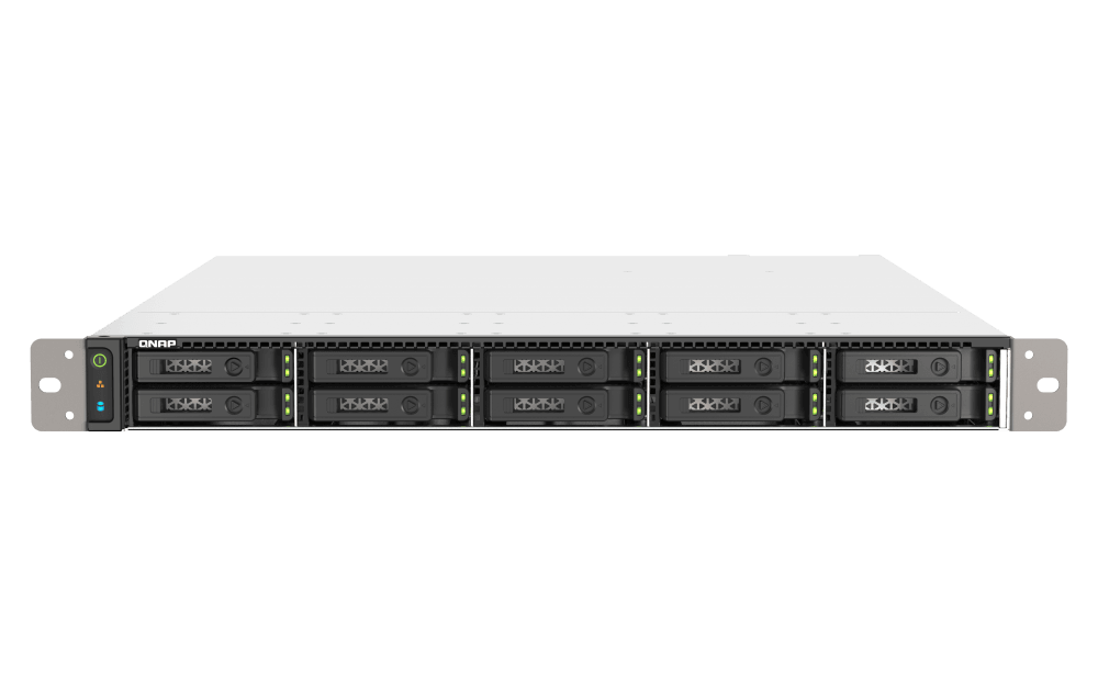 (NEW VENDOR) QNAP TS-h1090FU-7232P-64G 10-Bay NAS | 1U Rackmount | AMD EPYC™ 7232P 8-core 3.1 GHz processor (up to 3.2 GHz) - C2 Computer