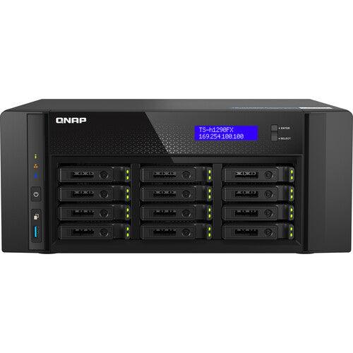 (NEW VENDOR) QNAP TS-h1290FX-7302P-128G 12-Bay NAS | AMD EPYC™ 7302P 16-core / 32-thread 3.0 GHz processor (up to 3.3 GHz) - C2 Computer